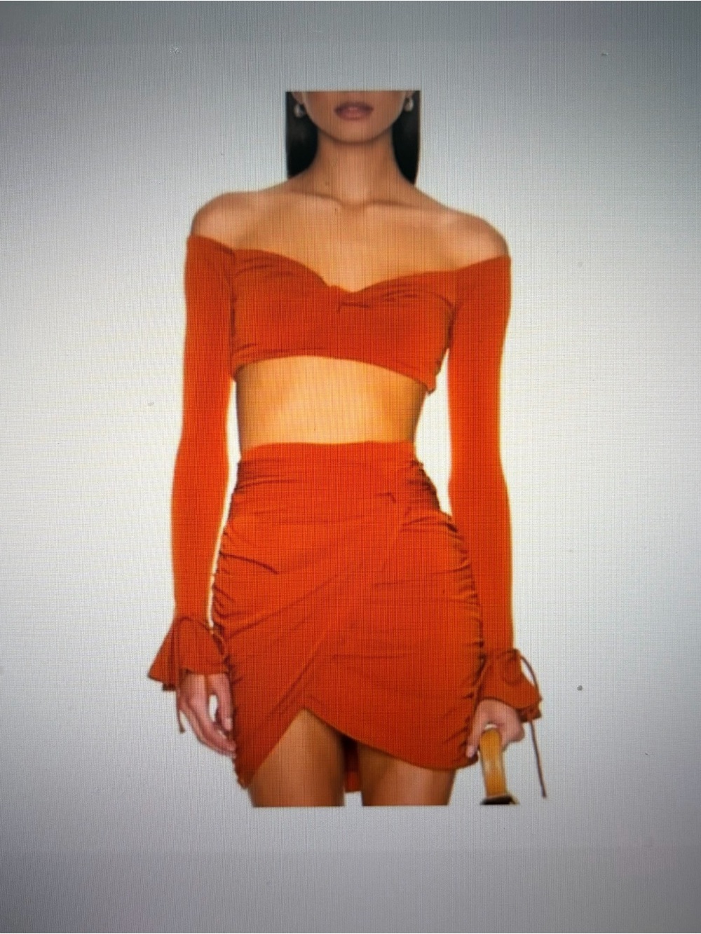 MAJORELLE Rust Orange Two piece set